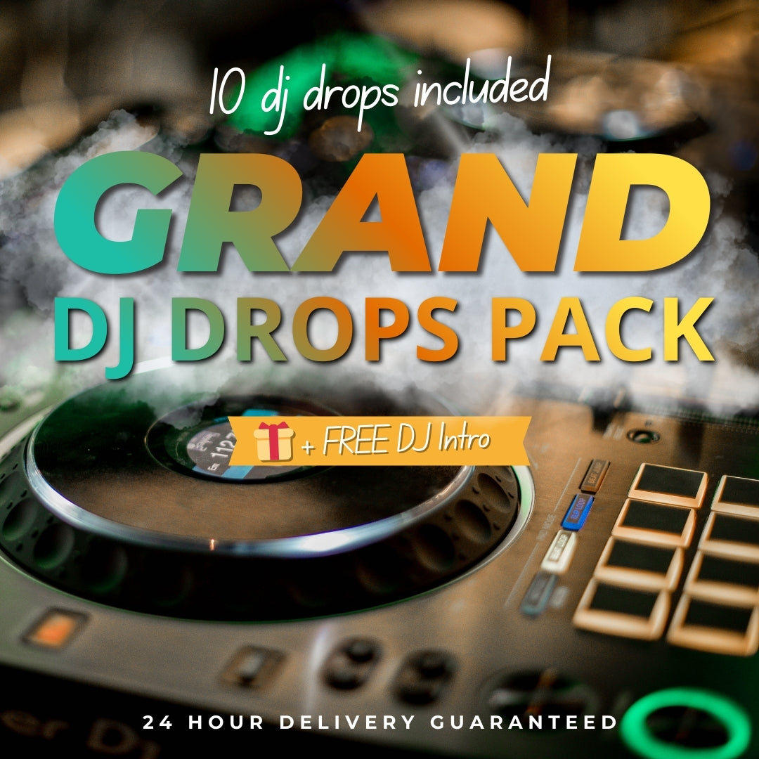 GRAND DJ Drops pack with 10 DJ Drops - 24h Delivery