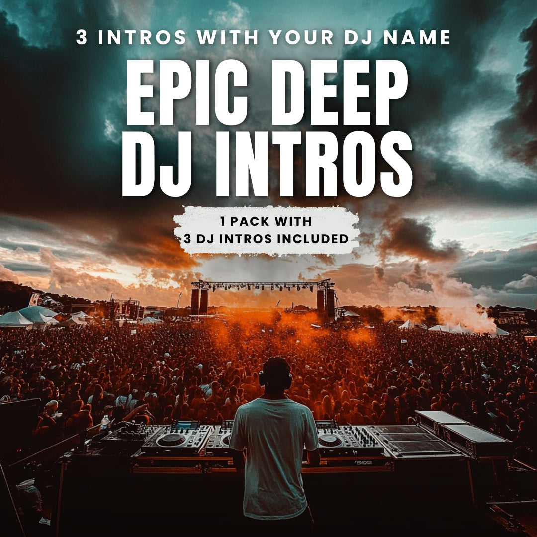 (The deepest voice we have) 3 Epic DJ Intros - Thunder Pack - 24h delivery