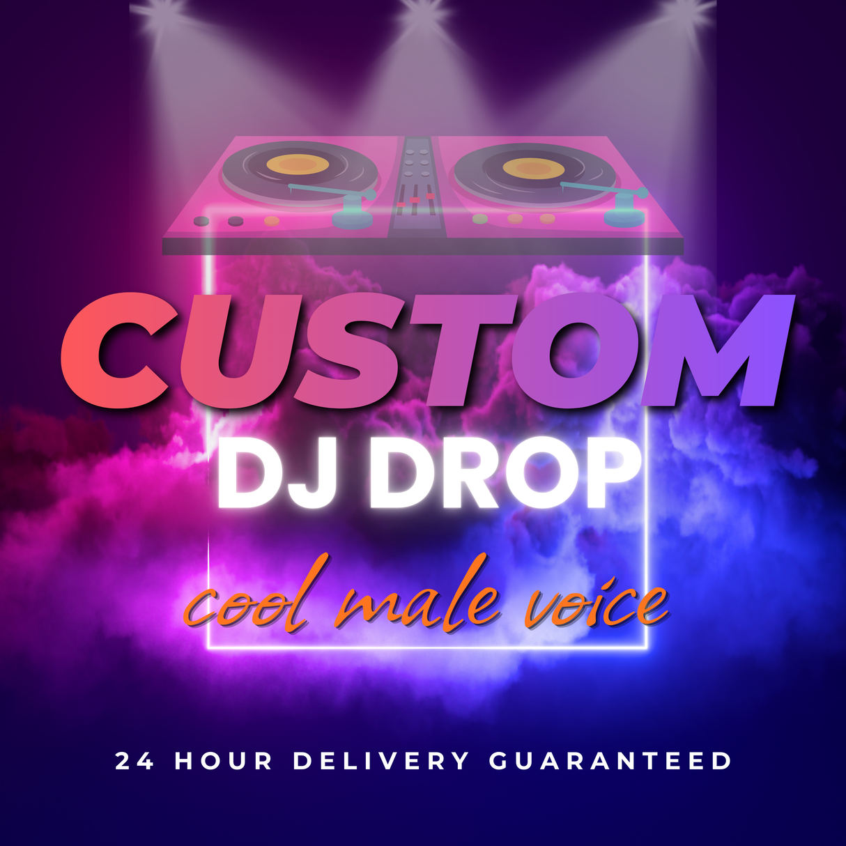 COOL CUSTOM DJ DROP by Brian - 24 hour delivery