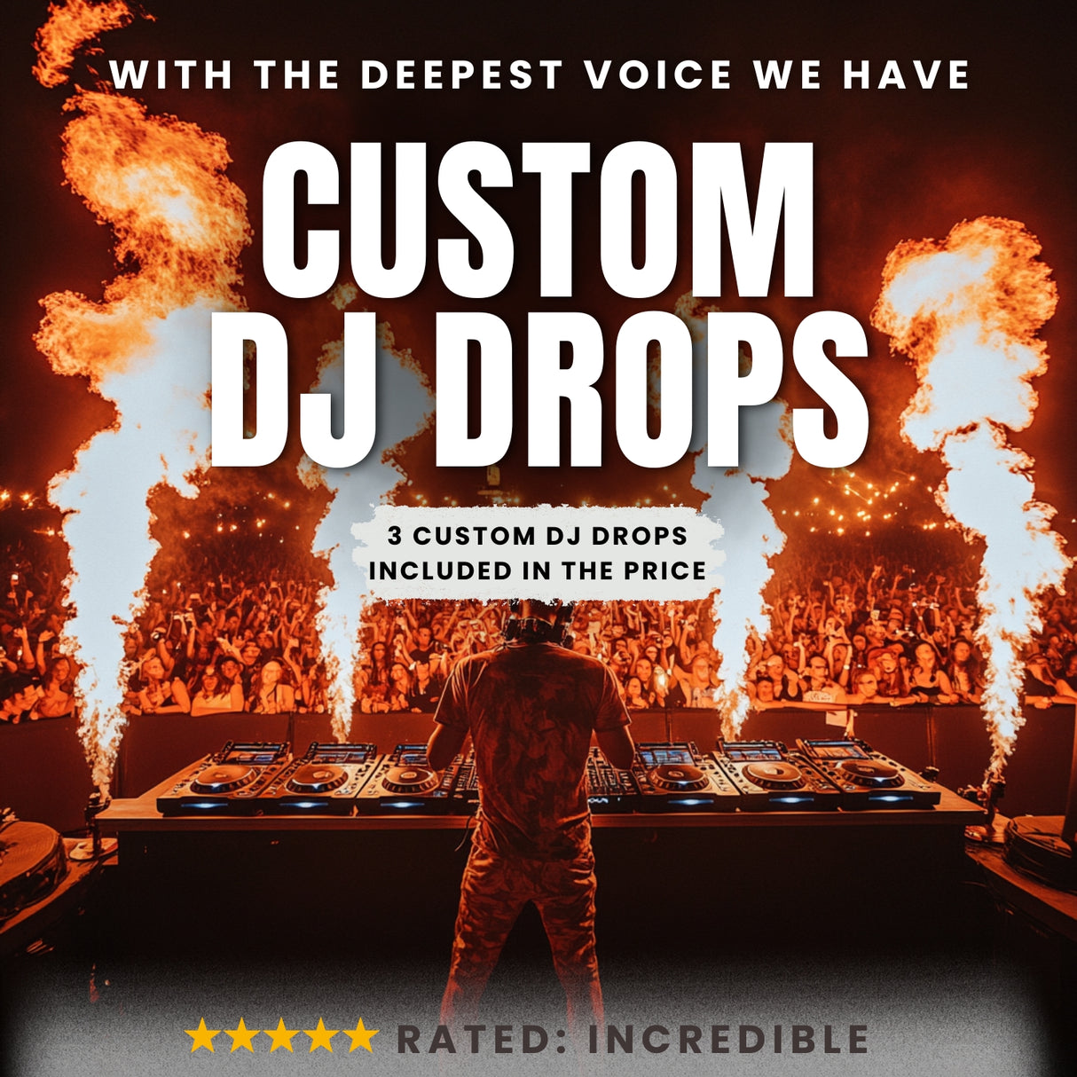 3x CUSTOM "OPTIMUS PRIME" Style DJ Drops