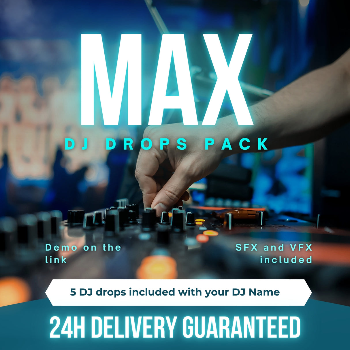 MAX Dj Drops Pack - 5 DJ Drops - 24h Delivery