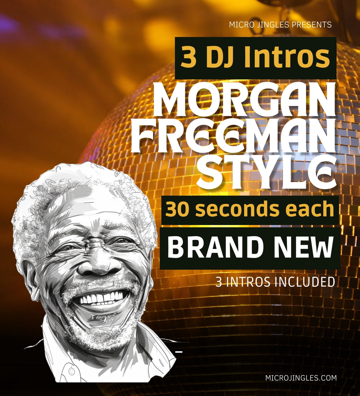 3x Morgan Freeman Style DJ Intros