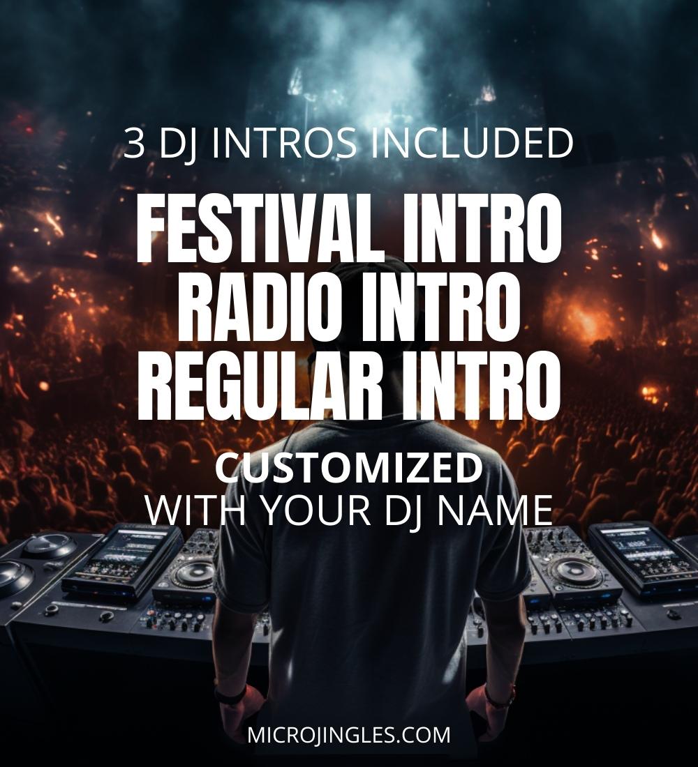 3 DJ Intros pack - Festival + Radio + Regular