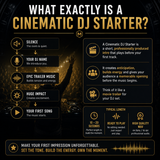Cinematic DJ Starters Pack with 10 starters - 24h delivery