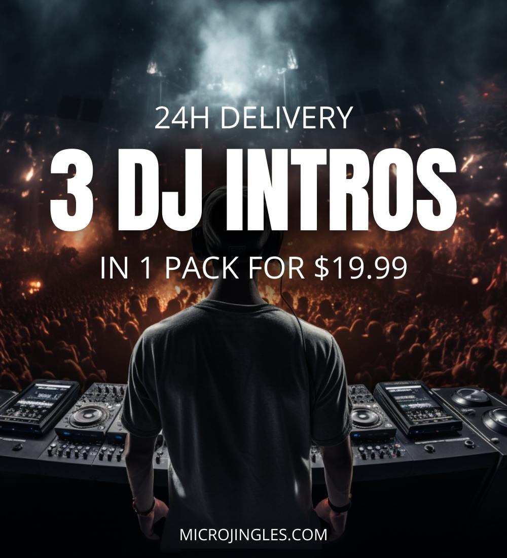 3 DJ Intros pack - Festival + Radio + Regular