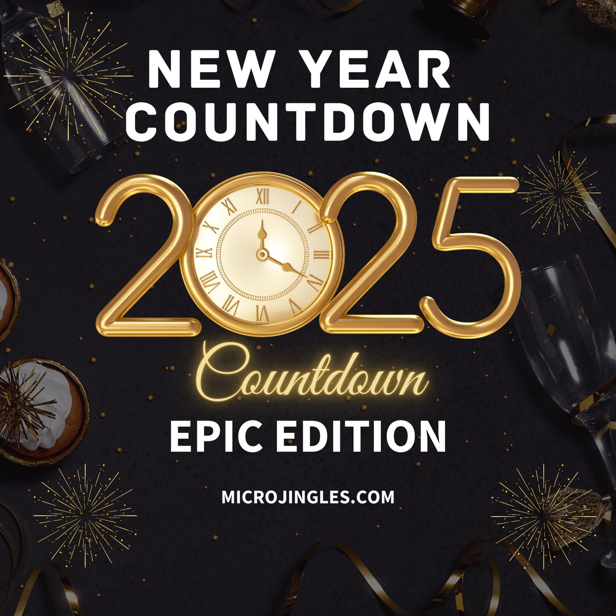 ADD DJ NAME - New Year Countdown - 2025