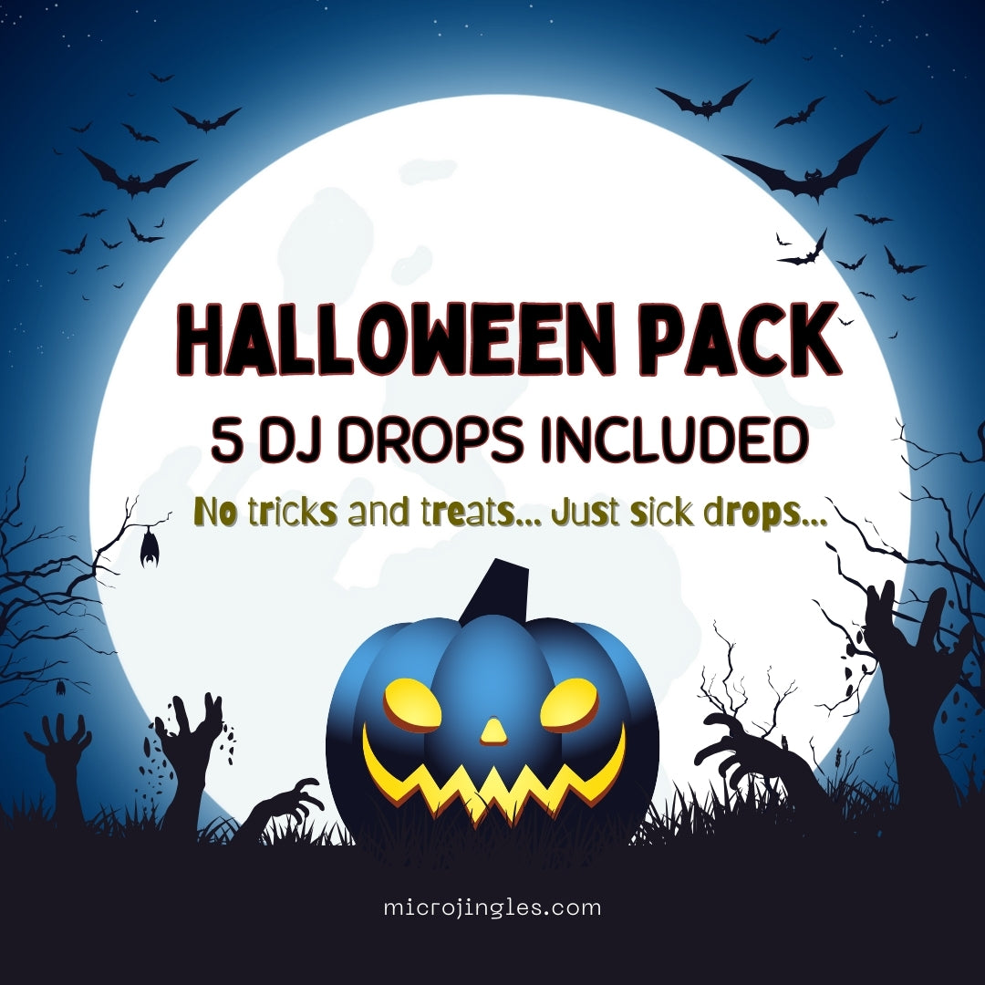 EXCLUSIVE: Epic Hallowenn Drops - 3 DJ Drops + 2 BONUSES!